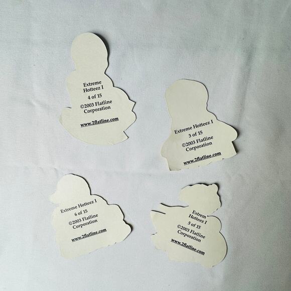 Vintage 2003 Y2k Extreme Hotteez Athletic Sporty, DJ Sticker Set (4) - Picture 7 of 7